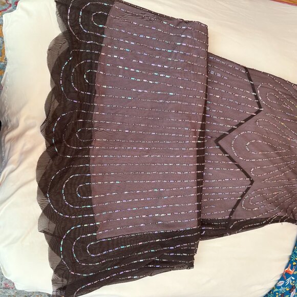 BCBGMaxAzria New Year's Eve Cocktail Dress Art Deco Vibes XS - Picture 11 of 11